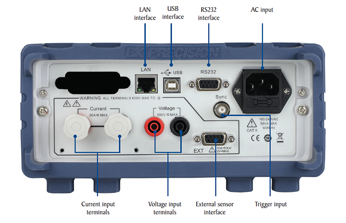 B&K Precision 5335C Single-Phase AC-DC Power Meters